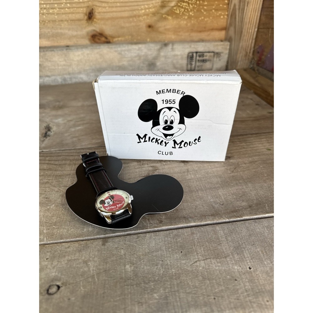 2005 Mickey Mouse Club Anniversary 1955 Member Watch w/ Outer Box